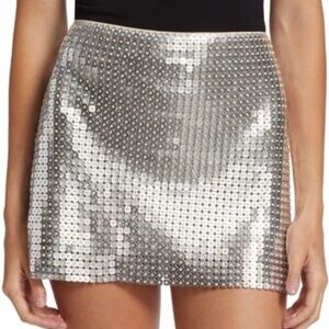 Alice + Olivia Chainmail Skirt, Size 4